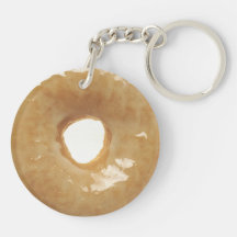Porte - clé de nouveauté classique de beignes glac