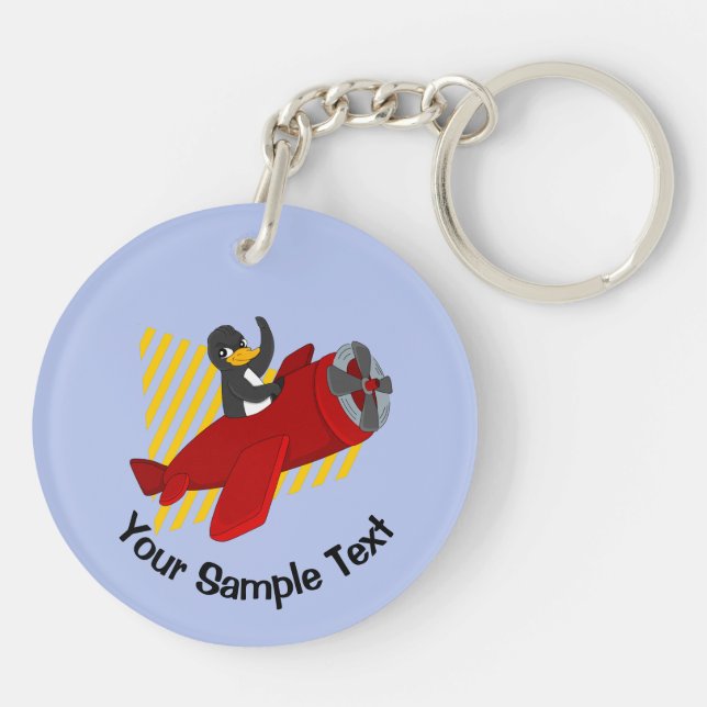 Porte-clefs Porte - clé de pingouin volant (Dos)