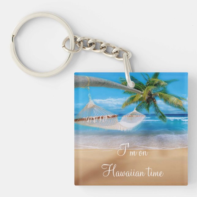 Porte-clefs Porte - clé de plage tropical (Devant)