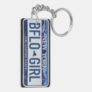 Porte-clefs Porte - clé de plaque de licence New York PERSONNA