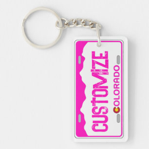 Porte-clefs Porte - clé de plaque d'immatriculation Colorado p