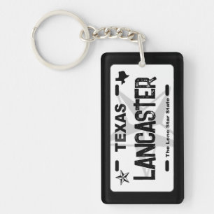 Porte-clefs Porte - clé de plaque noire Lancaster Texas