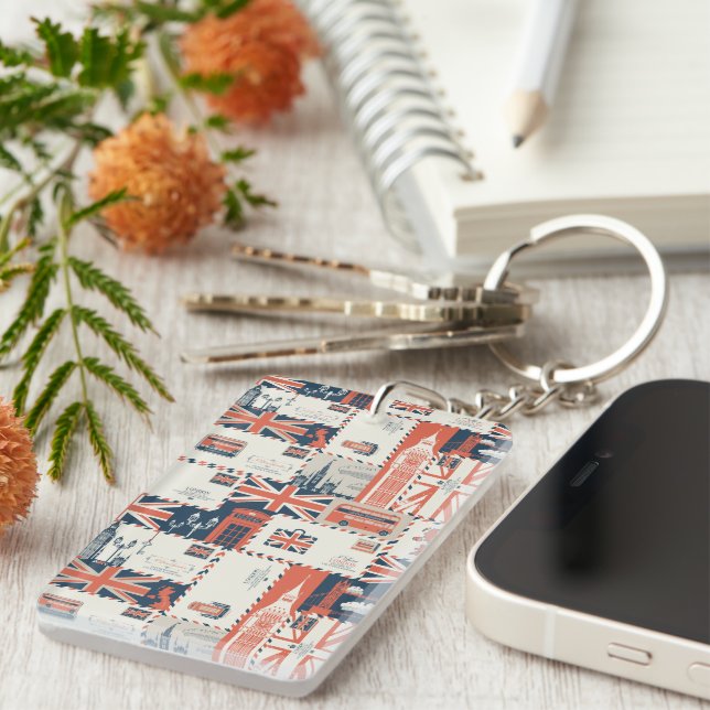 Porte-clefs Porte - clé de poste de Londres (Devant droit)