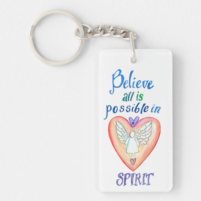 Porte-clefs Porte - clé de prière d'esprit (Devant)