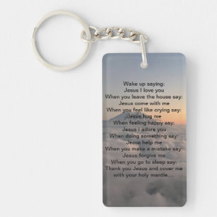 Porte-clefs Porte - clé de prière Jésus