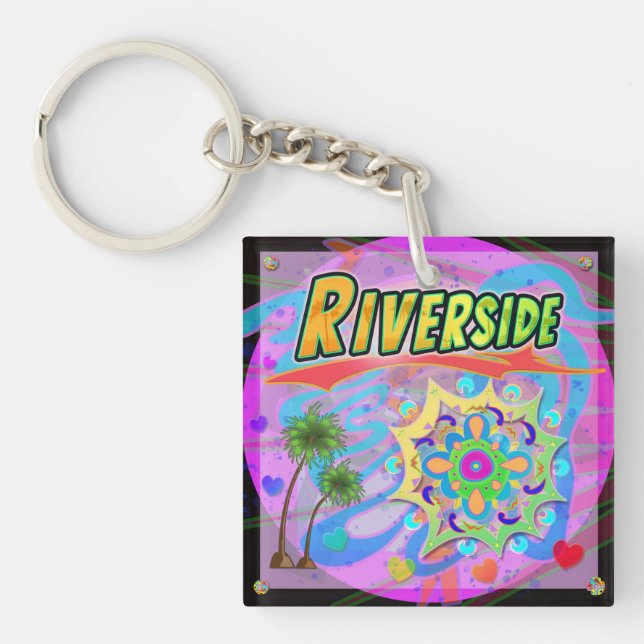 Porte-clefs Porte - clé de progression réel de Riverside (Devant)