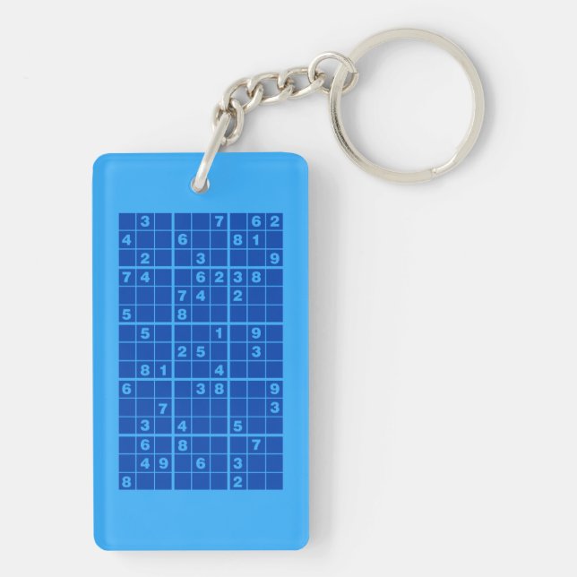 Porte-clefs Porte - clé de puzzle Sudoku (Dos)