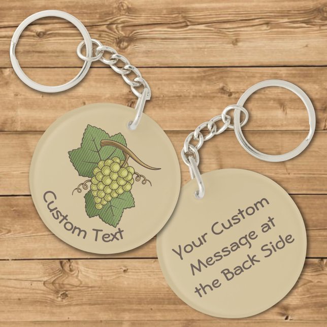 Porte-clefs Porte - clé de raisins blancs (Créateur téléchargé)