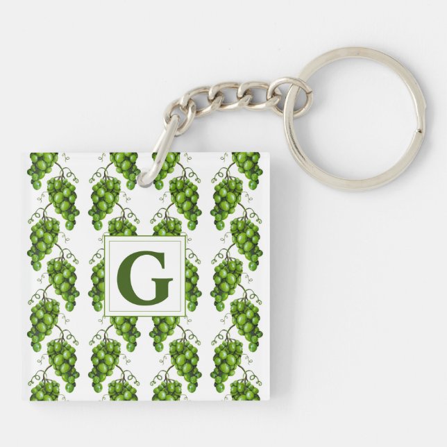 Porte-clefs Porte - clé de raisins verts (Dos)