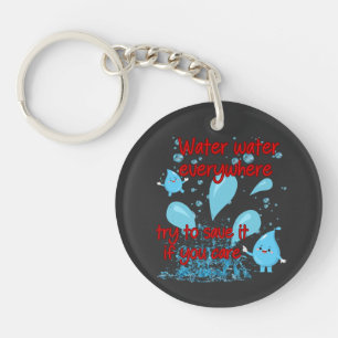 Porte-clefs Porte - clé de rappel écologique