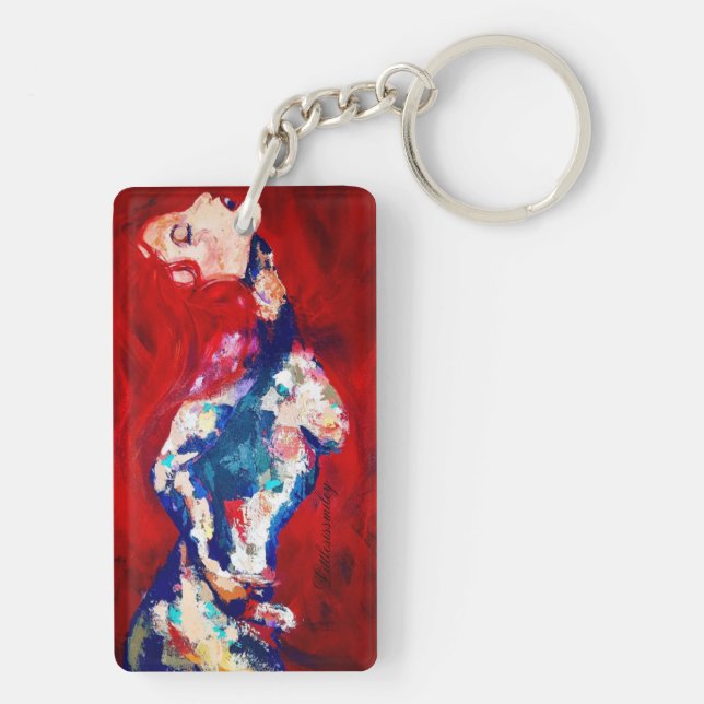 Porte-clefs Porte - clé de Red Hair Lady (Dos)