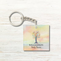 Porte - clé de réunion famille arbre familial