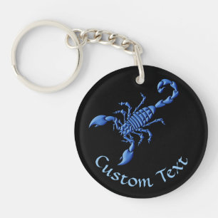 Porte-clefs Porte - clé de scorpion bleu