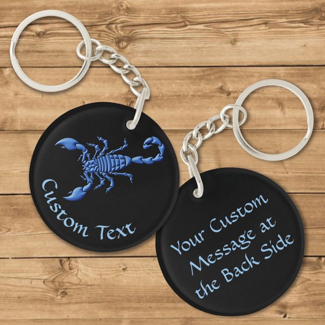 Porte-clefs Porte - clé de scorpion bleu (Créateur téléchargé)