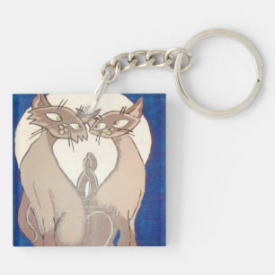 Porte-clefs Porte - clé de style siamois