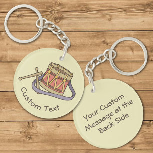 Porte-clefs Porte - clé de tambour de jouets