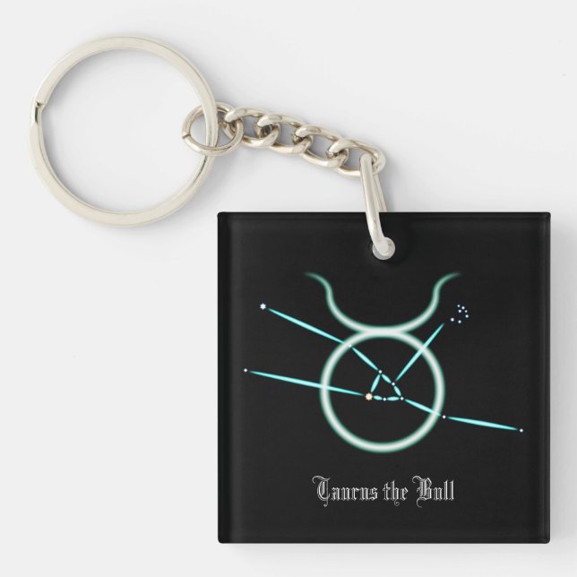 Porte-clefs Porte - clé de Taurus de Constellation Zodiaque (Devant)