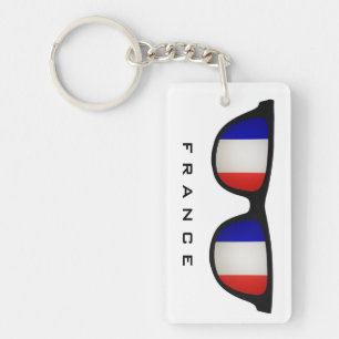 Porte-clefs Porte - clé de texte et de couleur personnalisé Fr