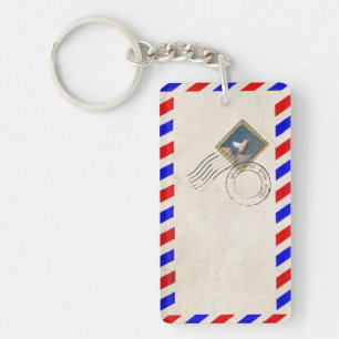 Porte-clefs porte - clé de timbre de porc volant