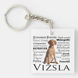 Porte-clefs Porte - clé de traits de Vizsla