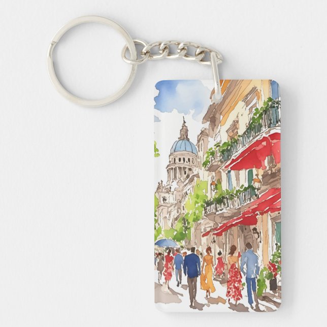 Porte-clefs Porte - clé de voyage de Buenos Aires (Devant)