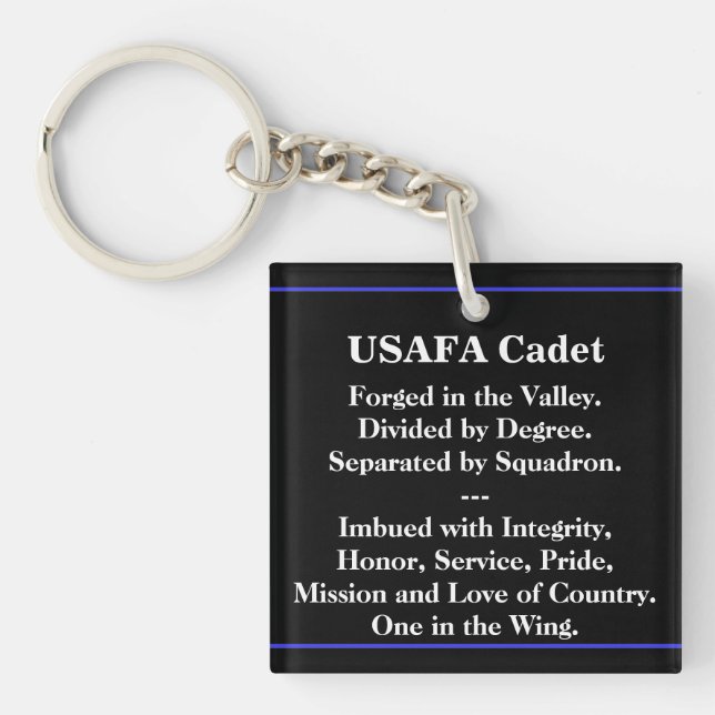 Porte-clefs Porte - clé de voyage de cadet d'USAFA (Devant)