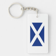 Porte - clé d'écossais de drapeau de Saint Andrews