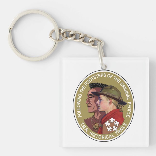 Porte-clefs Porte - clé des sentiers historiques de la rivière (Devant)