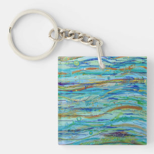Porte-clefs Porte - clé des vagues
