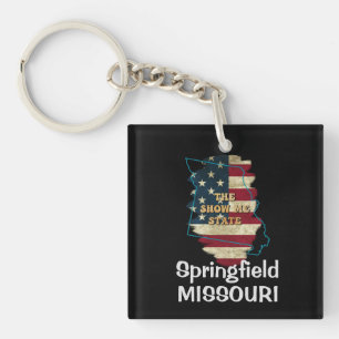 Porte-clefs Porte - clé d'état du Missouri personnalisé