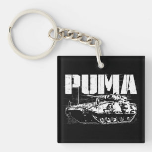 Porte-clefs Porte - clé (double face) de carré du puma (IFV)