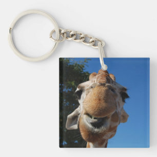 Porte-clefs Porte - clé drôle de girafe