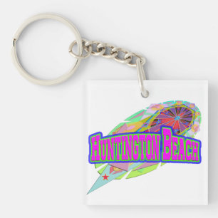 Porte-clefs porte - clé du futur "Huntington Beach"