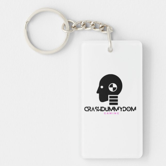 Porte-clefs Porte - clé du logo de jeu CrashDummyDom (Devant)