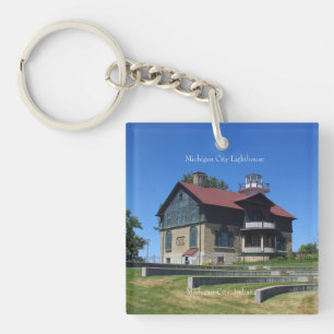 Porte-clefs Porte - clé du phare de Michigan City