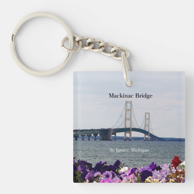 Porte-clefs Porte - clé du pont Mackinac source St. Ignace (Devant)
