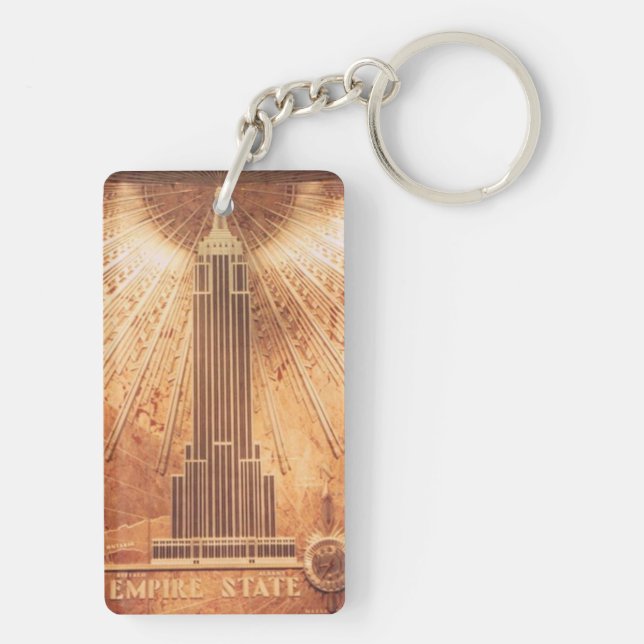 Porte-clefs Porte - clé Empire State Building (Dos)