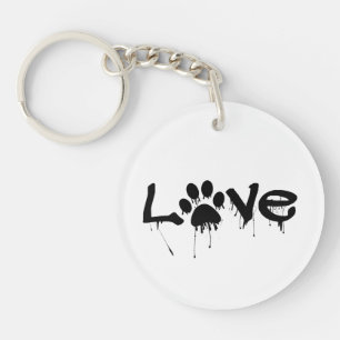 Porte-clefs Porte - clé Empreinte de patte