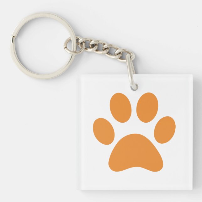 Porte-clefs Porte - clé Empreinte de patte (Devant)