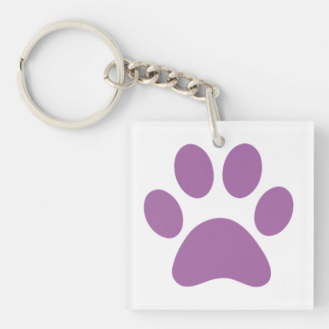 Porte-clefs Porte - clé Empreinte de patte (Devant)