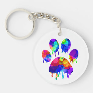 Porte-clefs Porte - clé Empreinte de patte