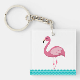 Porte-clefs Porte - clé Flamant rose