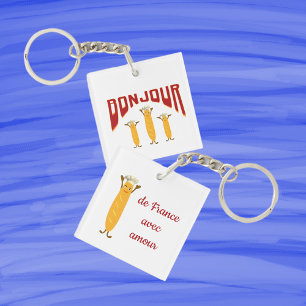 Porte-clefs Porte - clé français baguette