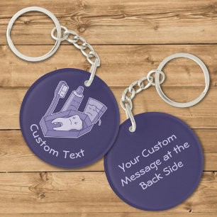 Porte-clefs Porte - clé funéraire pour dents