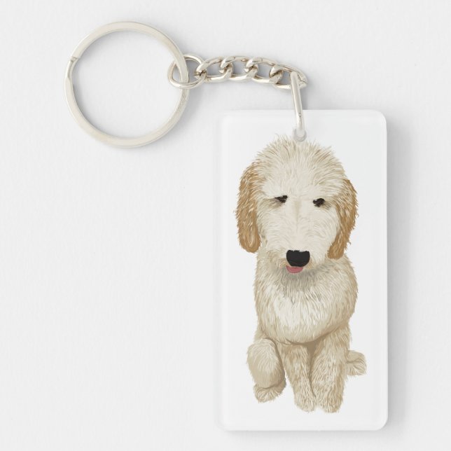 Porte-clefs Porte - clé Goldendoodle (Devant)