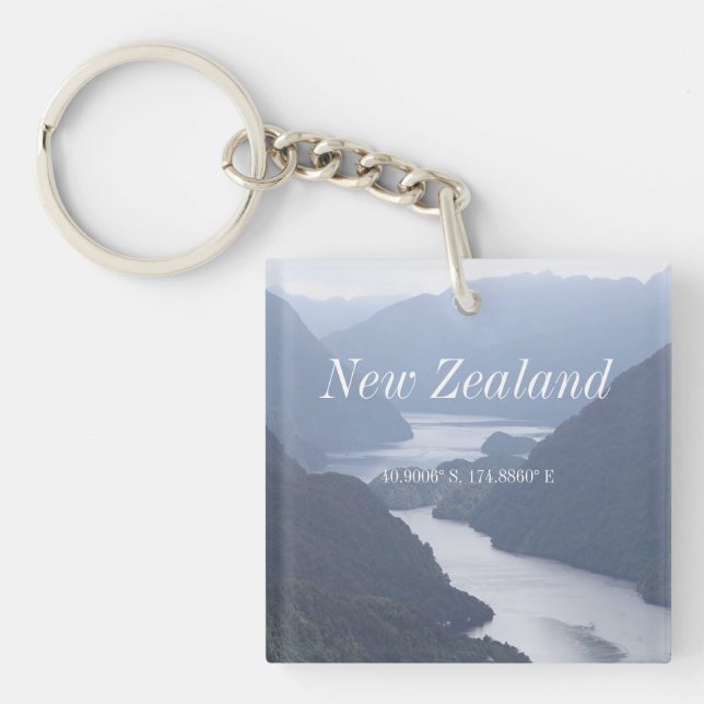 Porte-clefs Porte - clé GPS néo-zélandais (Devant)