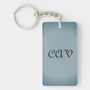 Porte-clefs Porte - clé gris bleu