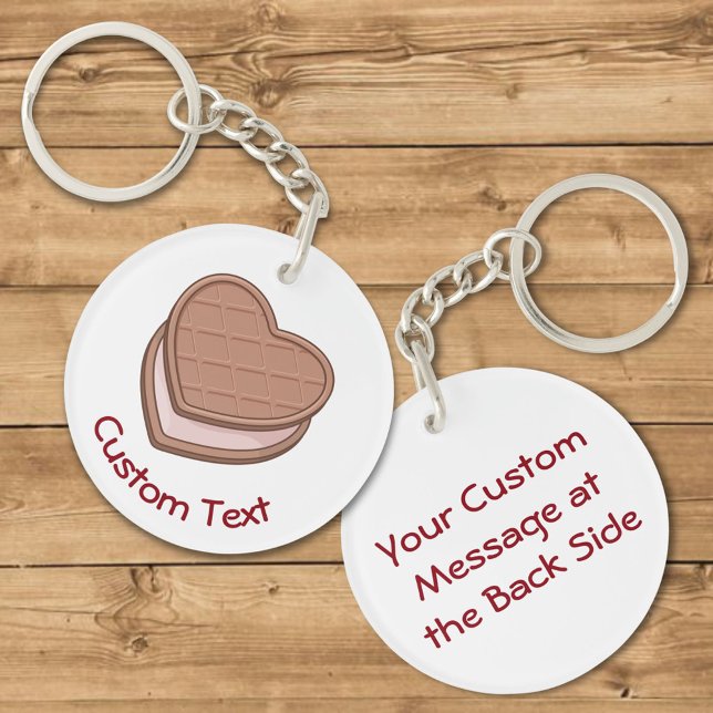 Porte-clefs Porte - clé Heart Biscuit (Créateur téléchargé)