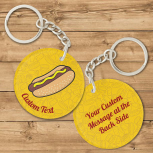 Porte-clefs Porte - clé Hotdog