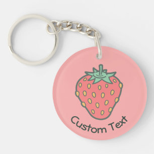 Porte-clefs Porte - clé Icône fraise